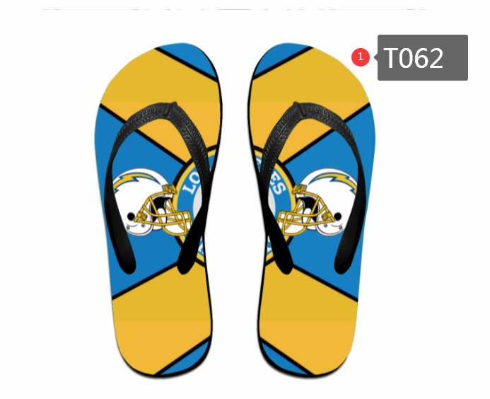 All Sizes Los Angeles Chargers Flip Flops T062(Pls check description for details) All Sizes Los Angeles Chargers Flip Flops T062(Pls check description for details)